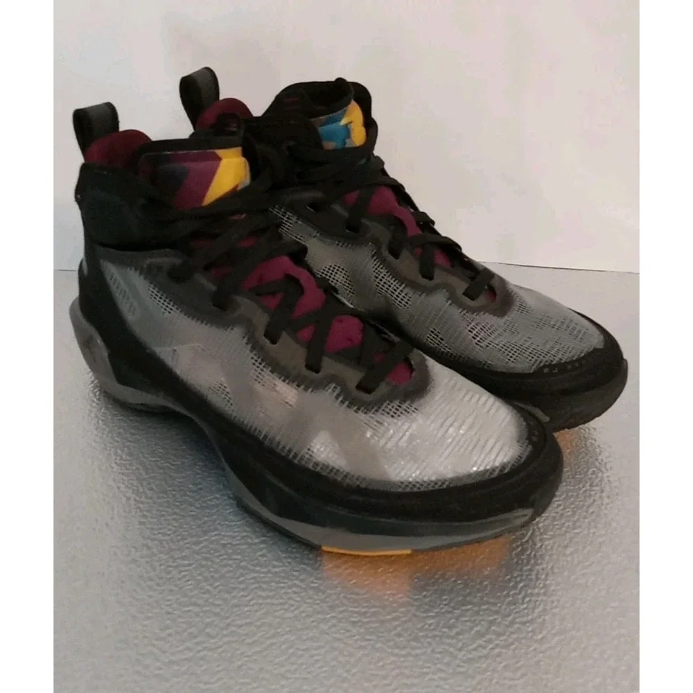 Nike Air Jordan 37 Bordeaux Men Midnight Fog 2022 Sneakers Size 8‎